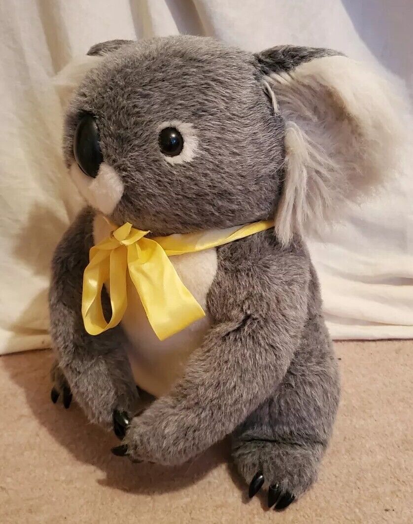Vintage Koala Bear Soft Toy Plush By Olympic Toys 14 Inch - Made In Australia