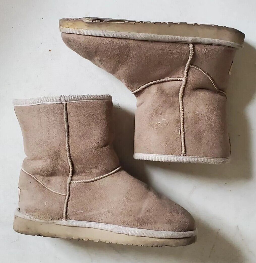 UGG Boots Classic Short Wheat Suede Shearling Lined Uk 3.5 Eu 36.5 Vintage Y2K