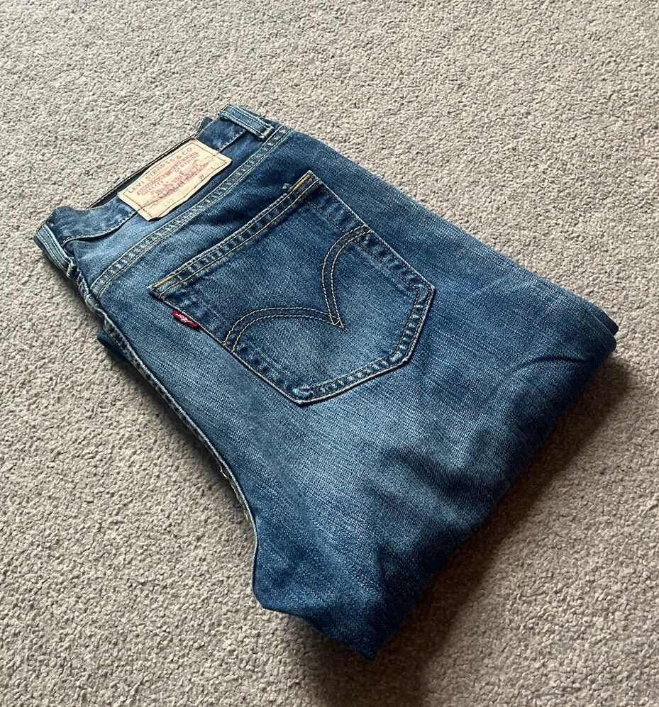 LEVIS 763 Jeans Mens W 31 L 32 vintage blue denim red tab regular fit A146