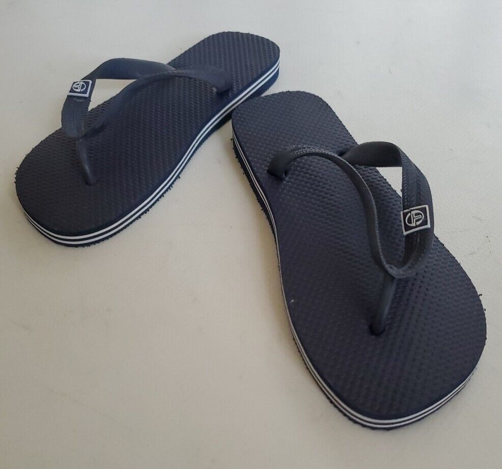 SERGIO TACCINI Sandals Flip Flops Womens Uk 5 Eu 38 Navy White New With Tags