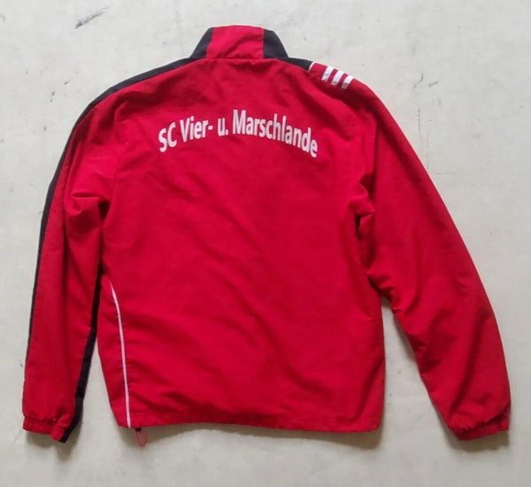Vintage ADIDAS German 4th Division Tracksuit Jacket Mens L SC Vier U Marschlande