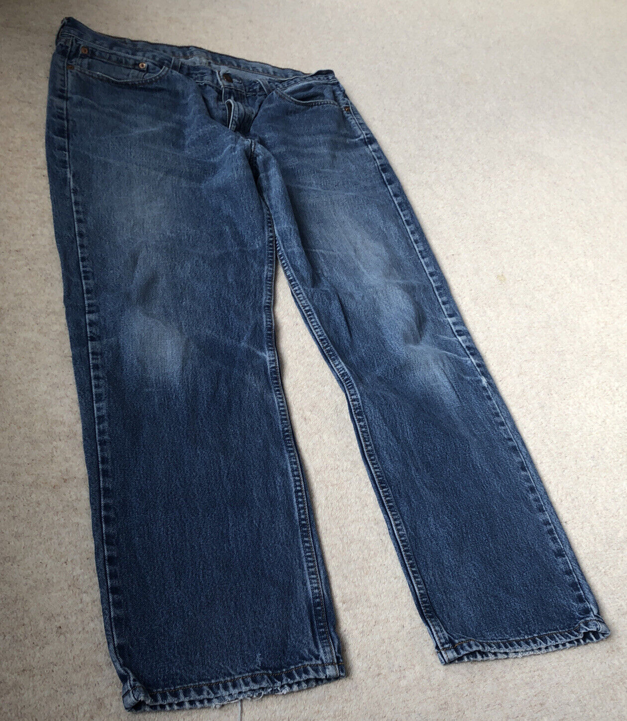 LEVIS 751 JEANS Mens W 38 L 32 Classic Fit Blue No 1318