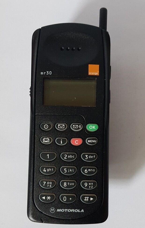 Vintage Motorola MR30 Mobile Phone No Charger So Untested