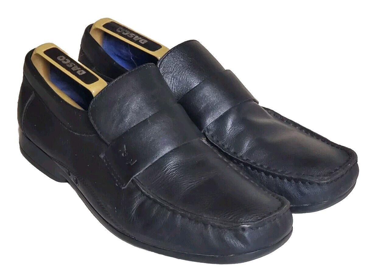 Yves Saint Laurent Pour Homme YSL Vintage Loafers Shoes Black Leather Save The Robot