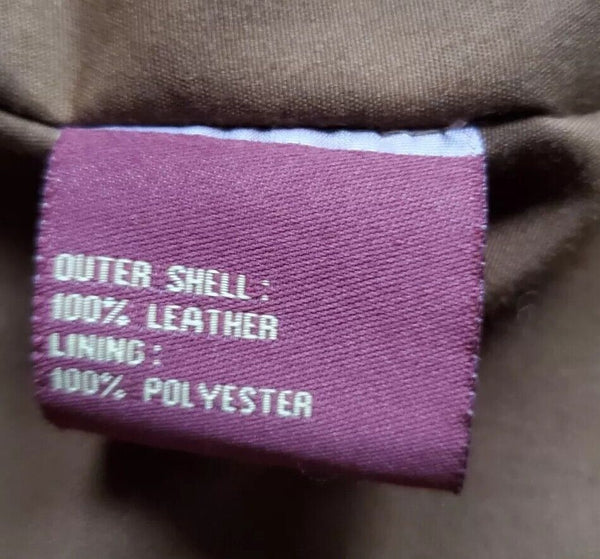 Vintage Wilsons Leather Pea Coat Jacket Mens M Original 60s Pale Tan
