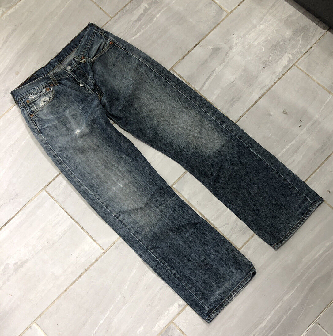 Vintage Levis 501 Jeans Mens W 32 L 30 Blue Denim No 105