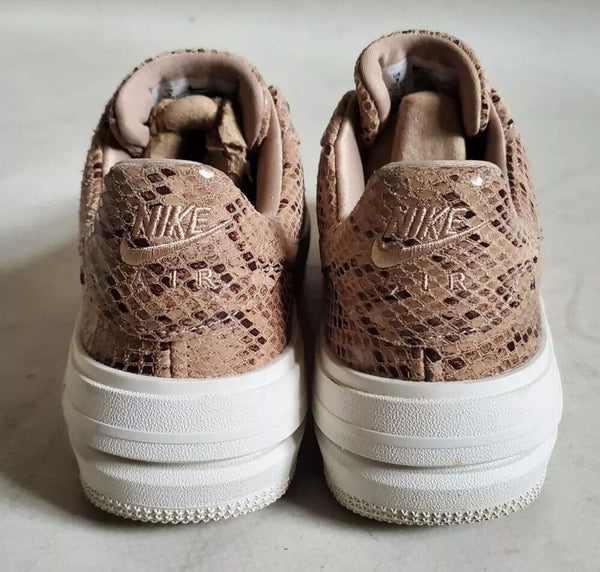 Womens Nike Air Force 1 PLT.AF.ORM Trainers Snakeskin Uk 6.5 Eur 40.5