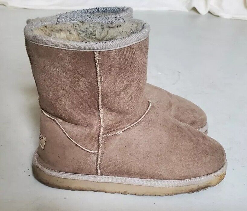 UGG Boots Classic Short Wheat Suede Shearling Lined Uk 3.5 Eu 36.5 Vintage Y2K