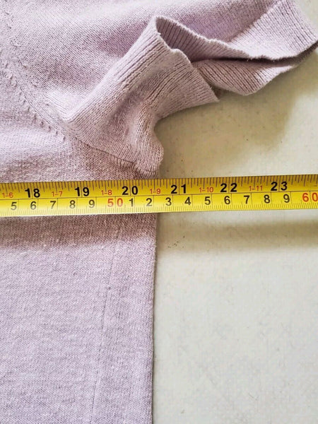 Nicole Farhi Knitted Polo Jersey Mens M Lilac