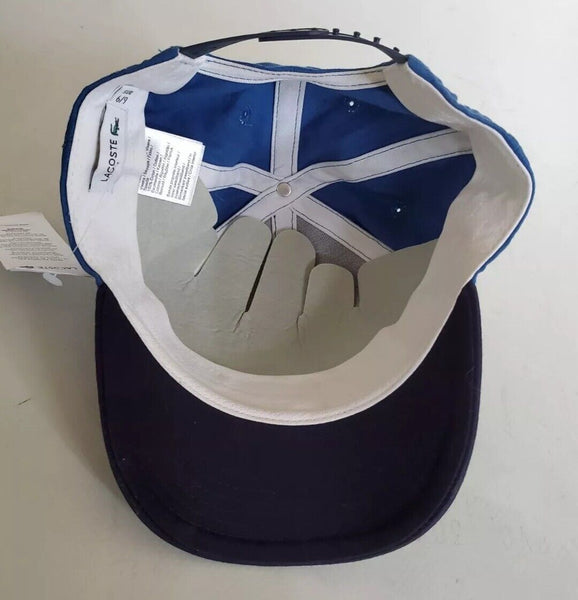 LACOSTE Baseball Cap Hat Unisex Kids Boys Girls Ages 6 To 9 Blue Rrp £35