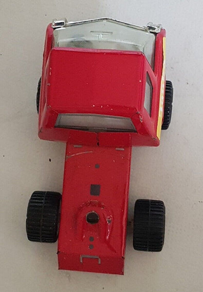 TONKA Semi Truck Cab Red 8 Inch Pressed Steel USA 1970's