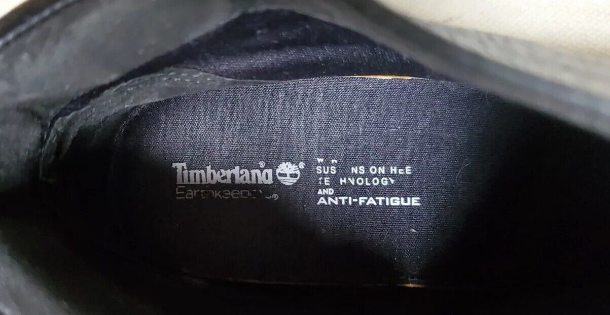 Timberland Ankle Boots Earthkeepers Stratham Heights Uk 7 Eu 40 Black Leather