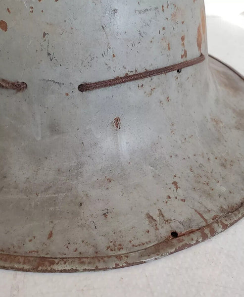 WW2 British Home Front Fire Wardens Helmet SMLD 1941 Inc Lining Zuckerman