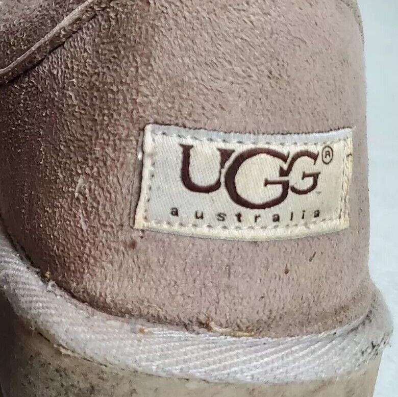 UGG Boots Classic Short Wheat Suede Shearling Lined Uk 3.5 Eu 36.5 Vintage Y2K