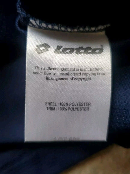 LOTTO Montebelluna Jesey Shirt Mens XL Navy Blue Vintage 1990's - Mint Condition