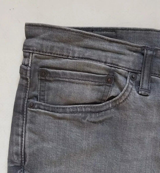 LEVIS 511 Jeans Mens W 32 L 32 Vintage Grey Stretch Denim Red Tab Slim Fit