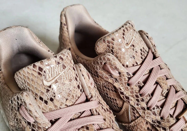 Womens Nike Air Force 1 PLT.AF.ORM Trainers Snakeskin Uk 6.5 Eur 40.5