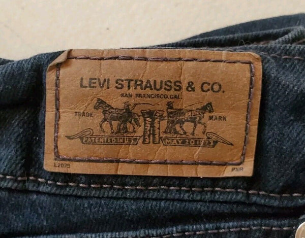 LEVIS 304 Jeans Womens W 30 L 32 Slouch Skinny Fit Stretch Blue Denim Red Tab