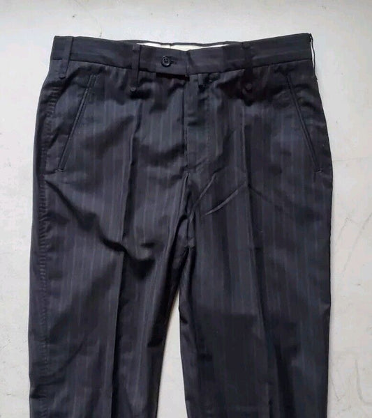 PAUL SMITH Suit Slim Fit Jkt 40 R Trs 32 Black Pinstripe Japan Import Rrp £1650