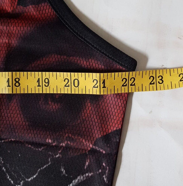 Designer Vest T Shirt Mens XXL Italian Limited Edition Cotton Lycra Stretch
