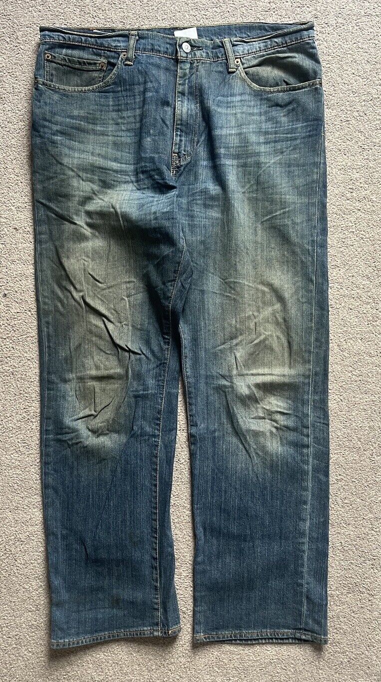 LEVIS 751 Jeans Mens W 36 L 32 vintage blue denim red tab regular fit A147