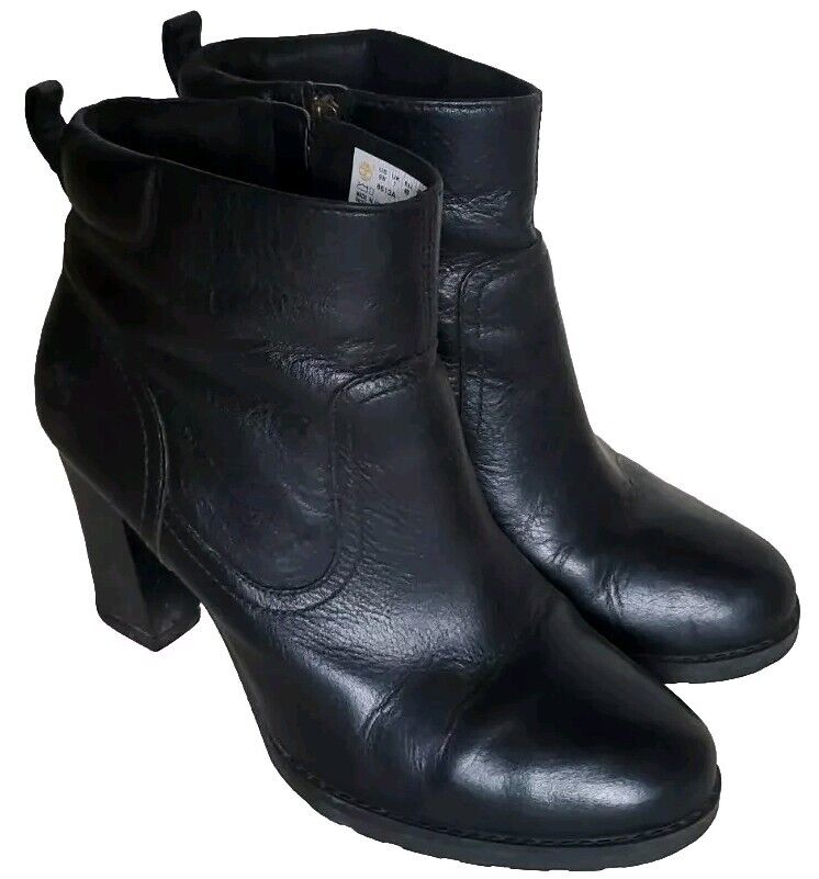 Timberland Ankle Boots Earthkeepers Stratham Heights Uk 7 Eu 40 Black Leather