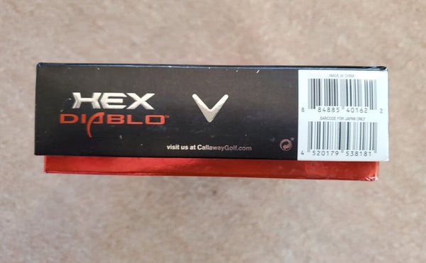 CALLAWAY Hex Diablo Pro Golf Balls New Box Of 12 Wicked Distance RRP £185