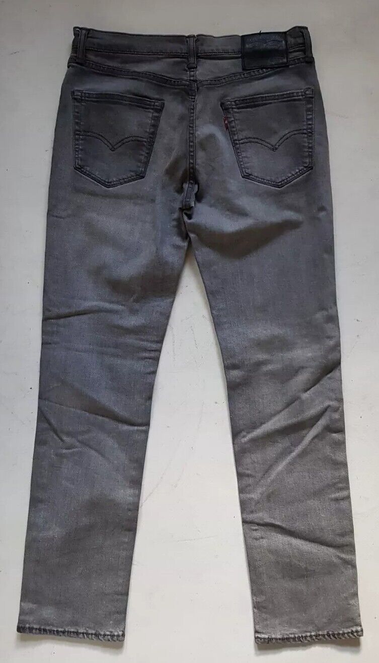 LEVIS 511 Jeans Mens W 32 L 32 Vintage Grey Stretch Denim Red Tab Slim Fit