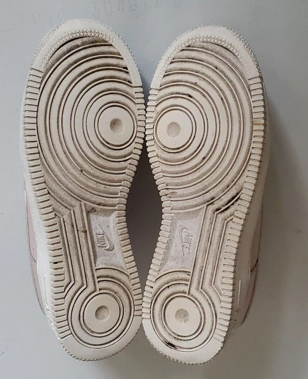 NIKE AIR FORCE 1 Womens Trainers Uk 4.5 Eu 37.5 Pink White Leather