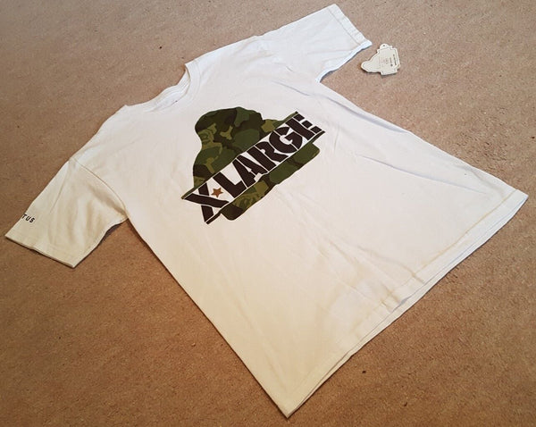 X LARGE T Shirt Tshirt Camo Gorilla Men S Regular Fit White Cotton Graphic Print