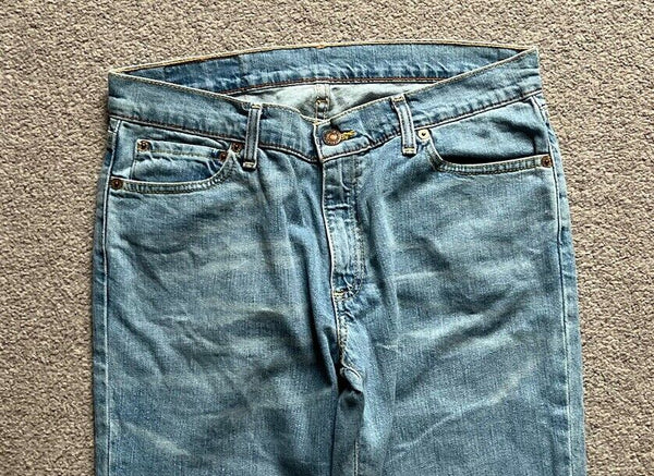 LEVIS 529 JEANS Mens W 31 L 34 vintage blue denim red tab regular fit A110