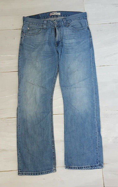 LEVIS 506 Jeans Mens W 33 L 30 Standard Fit Blue Denim Reb Tab (967)