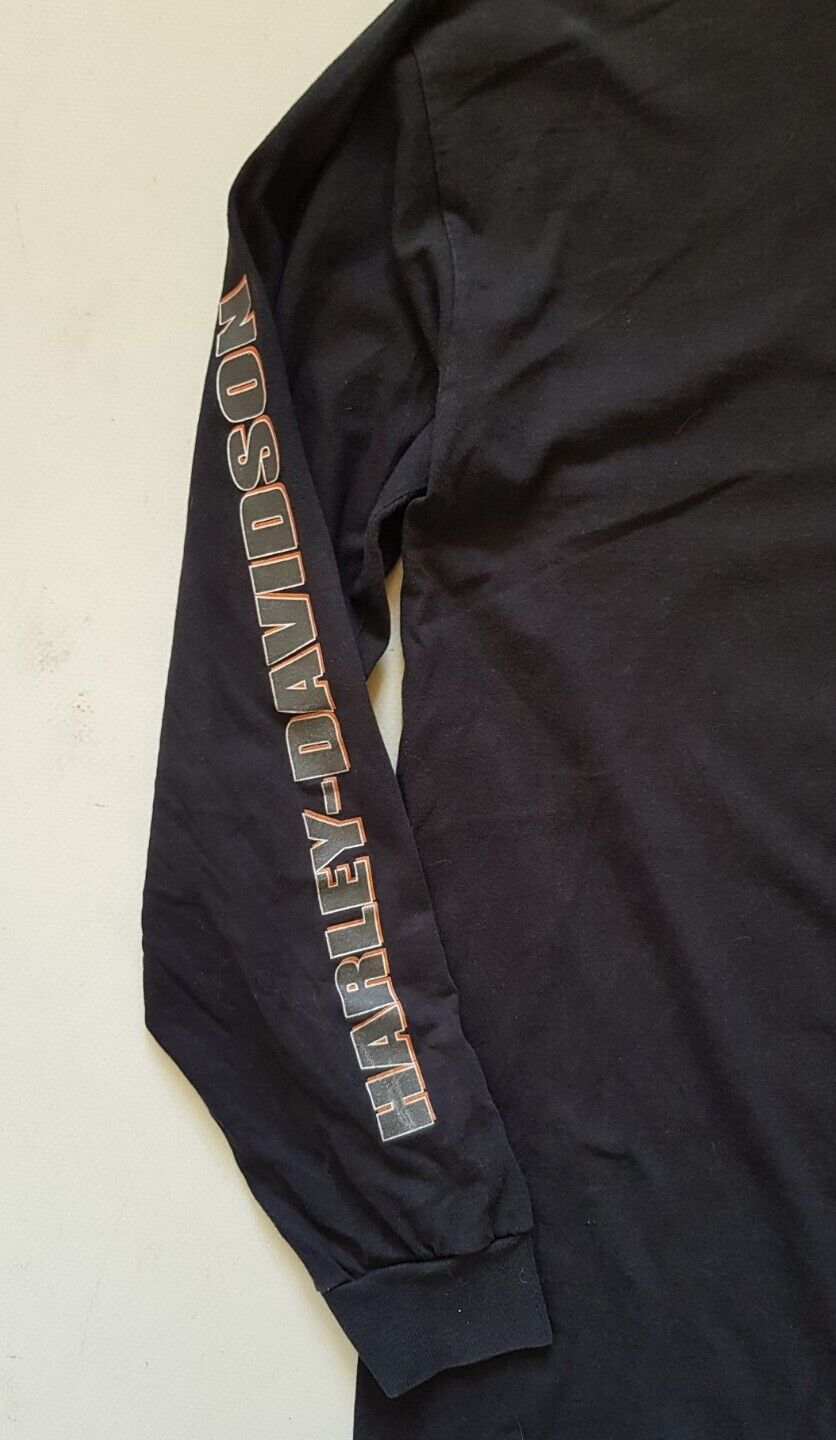 HARLEY DAVIDSON Tshirt Mens XL Black Vintage 90s Orlando Florida