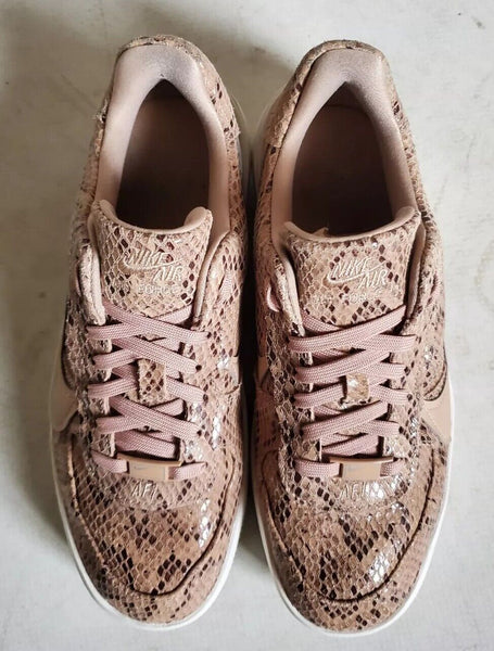 Womens Nike Air Force 1 PLT.AF.ORM Trainers Snakeskin Uk 6.5 Eur 40.5