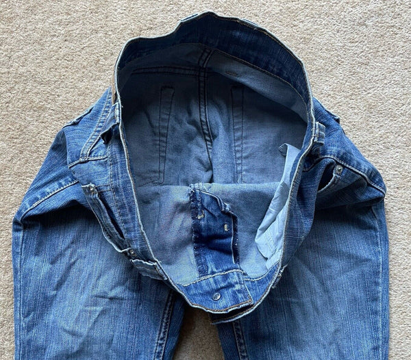 Womens Levis Jeans 511 W 29 L 34 Blue Denim Red Tab C13
