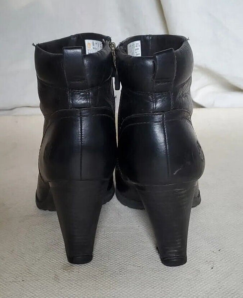 Timberland Ankle Boots Earthkeepers Stratham Heights Uk 7 Eu 40 Black Leather