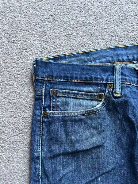 LEVIS 510 JEANS Mens W 34 L 32  vintage blue denim red tab regular fit A129