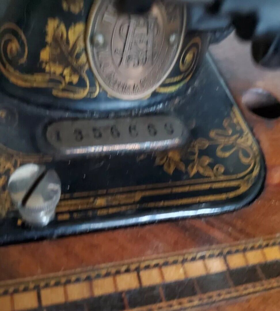 Antique Harris Sewing Machine Vintage 1910 Stoewer - Serviced Tested Working