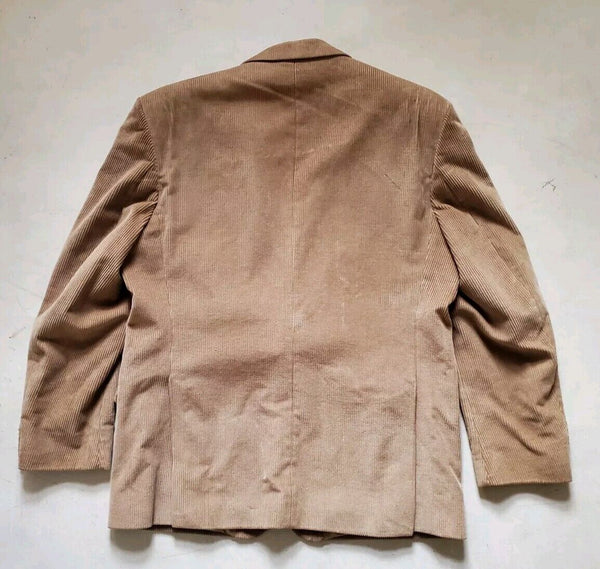 Gurteen Corduroy Jacket Blazer Coat Mens 42 S Camel Cotton