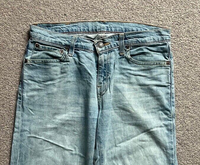 LEVIS 529 JEANS Mens W 29 L 30 vintage blue denim red tab regular fit A91