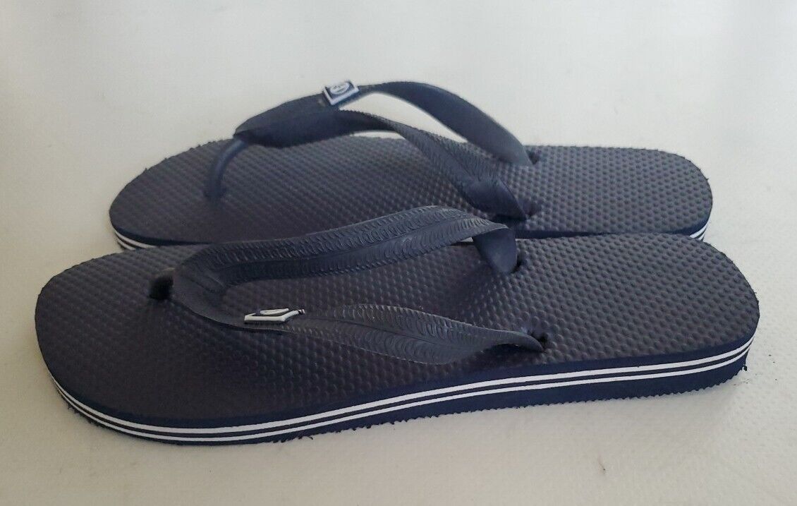 SERGIO TACCINI Sandals Flip Flops Womens Uk 5 Eu 38 Navy White New With Tags