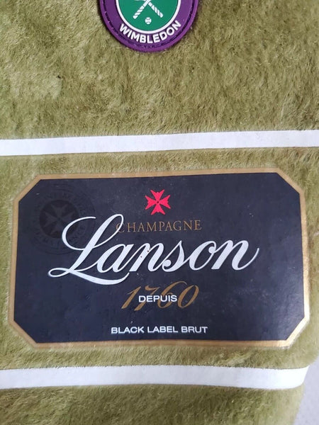 LANSON Champagne Wimbledon Cooler Jacket Cover - Green Tennis Court - Rare Model