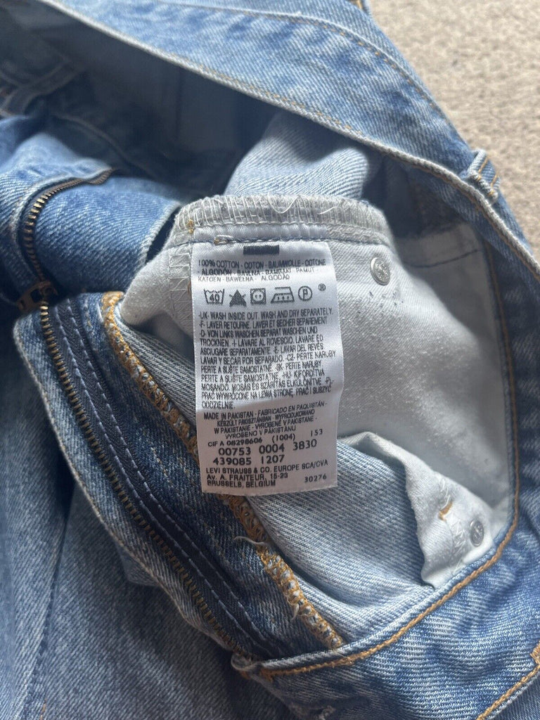 LEVIS 753 Jeans Mens W 38 L 30 vintage blue denim red tab regular fit Save The Robot