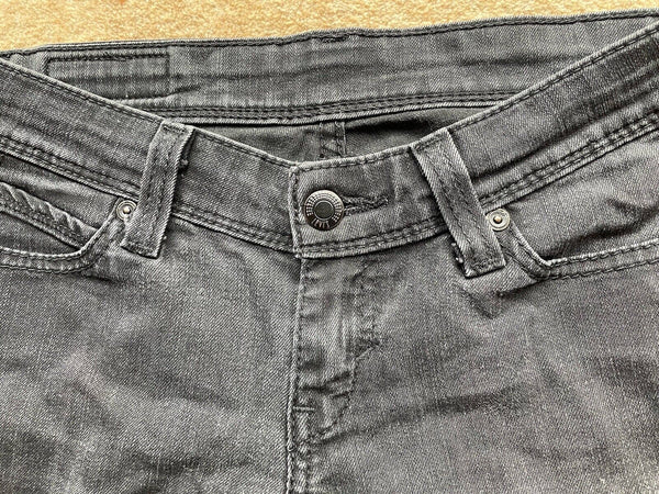 Womens Levis Jeans 511 W 26 L 30 Slim Fit Black Denim Red Tab C16