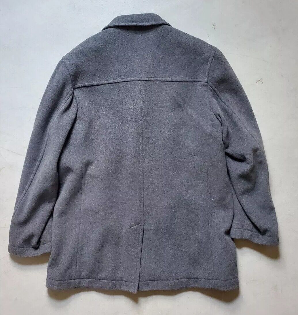 Remus Uomo Field Jacket Coat Mens UK 42 Steel Grey Cashmere Wool