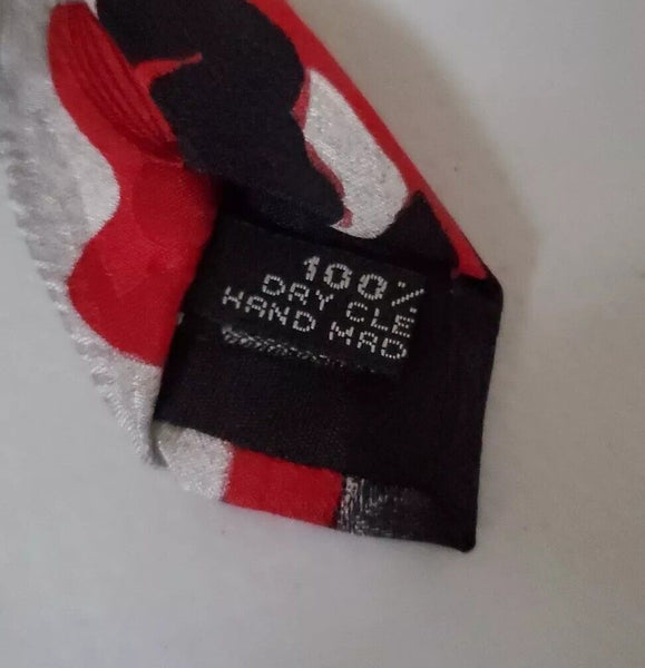 VINTAGE SILK TIE Made in Italy - Reflex Duran Duran Colours Genuine 80's