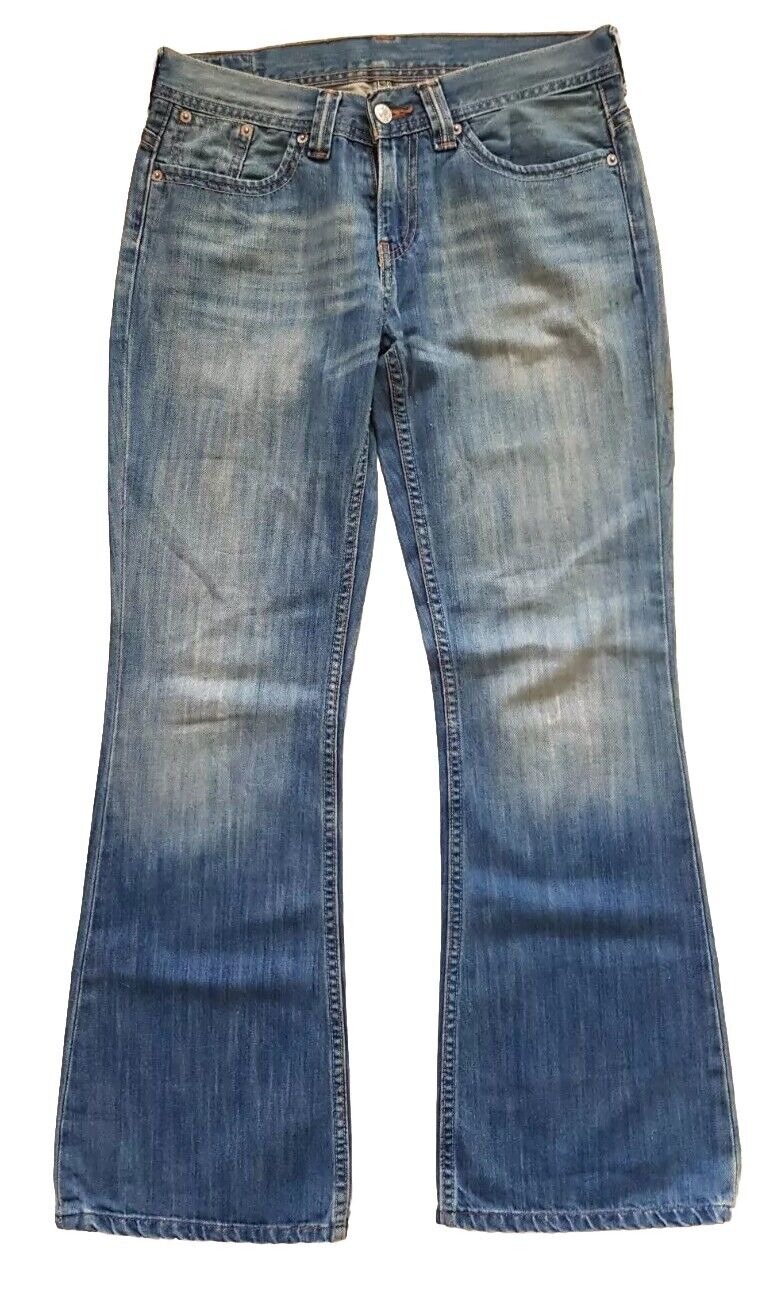 LEVIS Jeans Womens W 29 L 30 Bootcut Fit Blue Cotton Denim Red Tab