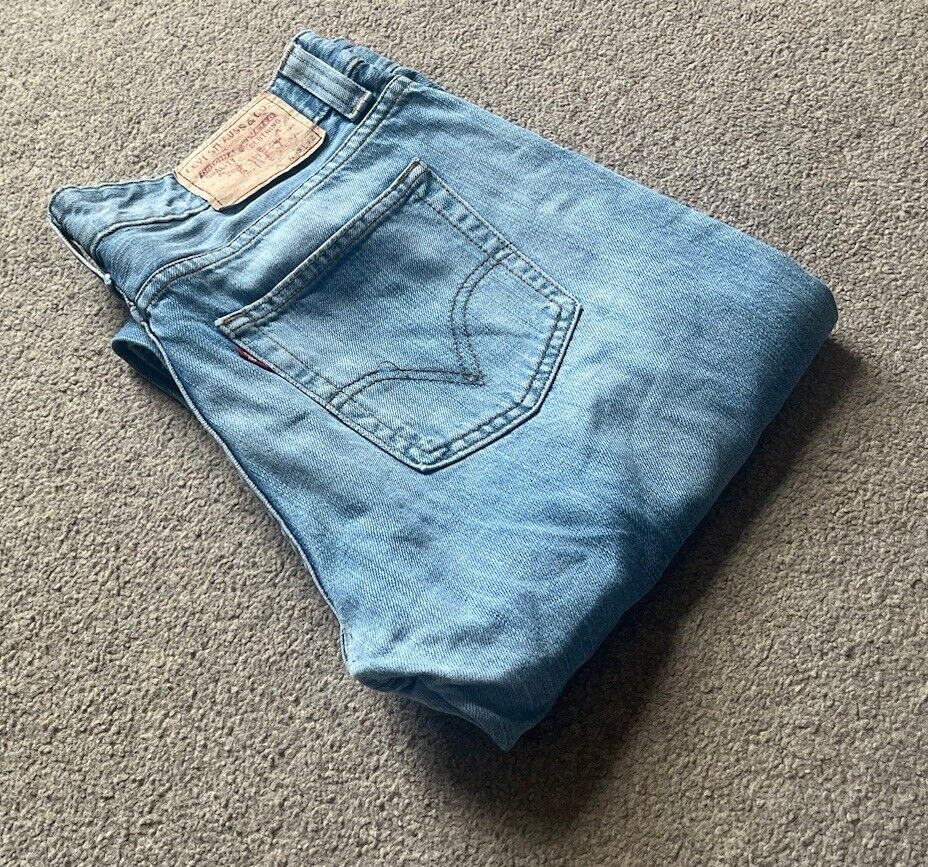 LEVIS 529  JEANS Mens W 33 L 32  vintage blue denim red tab regular fit A138