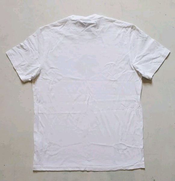 PAUL SMITH Tshirt T Shirt Womens XXL  Regular Fit White Cotton Zebra Dreaming