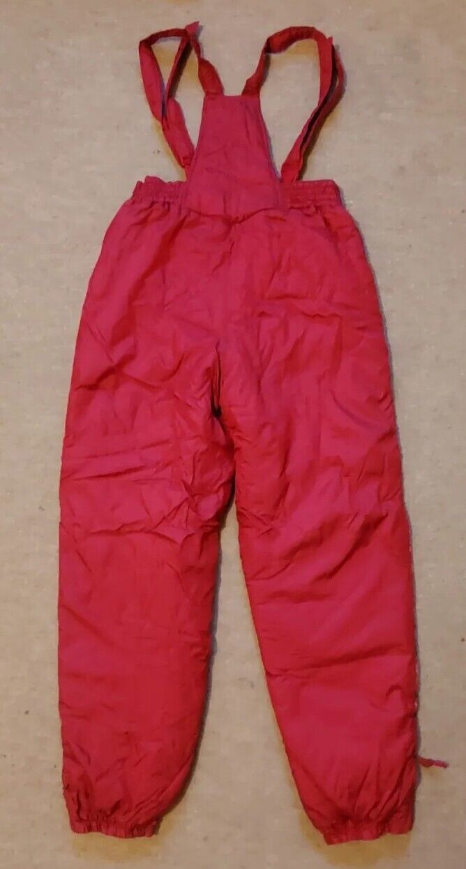 Vintage Rodeo Ski Suit Womens L Jacket Salopettes Gloves Pink Mint Condition